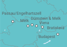 Itinerario del Crucero Danubio Imperial - Crucemundo