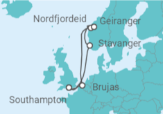 Itinerario del Crucero Noruega, Bélgica TI - Celebrity Cruises