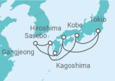 Itinerario del Crucero Japón - MSC Cruceros