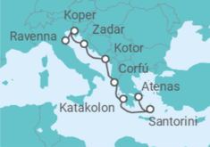 Itinerario del Crucero Grecia, Montenegro, Eslovenia - Norwegian Cruise Line