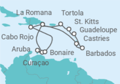 Itinerario del Crucero Caribe Completo - Costa Cruceros