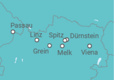 Itinerario del Crucero Austria, Alemania - Riverside