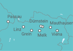 Itinerario del Crucero Austria, Alemania - Riverside