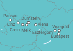 Itinerario del Crucero desde Viena (Austria) a Budapest (Hungría) - Riverside