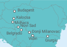 Itinerario del Crucero Serbia - Riverside