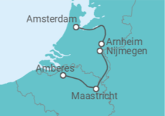 Itinerario del Crucero Dutch Tulip Season: Holland, Gelderland & Limberg - Riverside