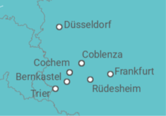 Itinerario del Crucero desde Düsseldorf (Alemania) a Frankfurt (Alemania) - Riverside