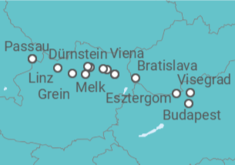 Itinerario del Crucero Austria, Alemania, Hungría - Riverside
