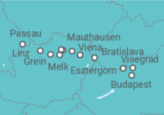 Itinerario del Crucero Austria, Alemania, Hungría - Riverside