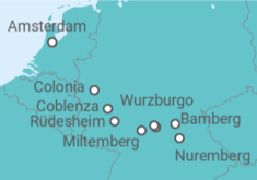 Itinerario del Crucero Alemania, Holanda - Riverside