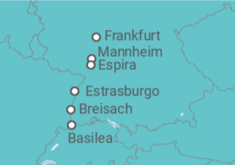 Itinerario del Crucero Alemania, Francia - Riverside