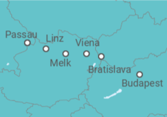 Itinerario del Crucero desde Budapest (Hungría) a Passau (Alemania) - Riverside