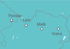 Itinerario del Crucero Austria, Alemania - Riverside