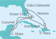 Itinerario del Crucero México, Bahamas, Estados Unidos (EE.UU.) - MSC Cruceros