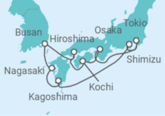 Itinerario del Crucero Japón, Corea Del Sur - Celebrity Cruises