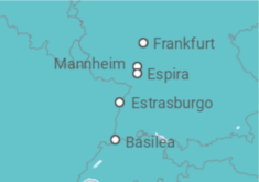 Itinerario del Crucero Alemania, Francia - Riverside