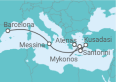 Itinerario del Crucero Grecia, Turquía, Italia - Celebrity Cruises
