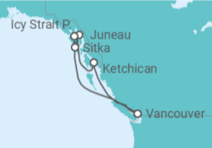 Itinerario del Crucero Alaska - Royal Caribbean
