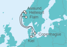 Itinerario del Crucero Dinamarca, Noruega - MSC Cruceros