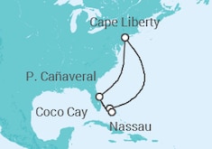 Itinerario del Crucero USA, Bahamas - Royal Caribbean
