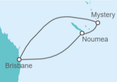 Itinerario del Crucero Nueva Caledonia - Royal Caribbean