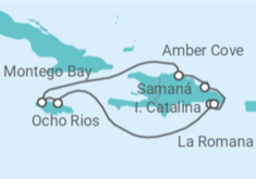 Itinerario del Crucero Jamaica, República Dominicana - Costa Cruceros