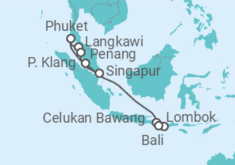 Itinerario del Crucero Tailandia, Malasia - Celebrity Cruises