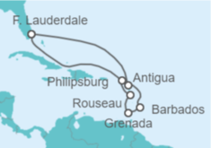 Itinerario del Crucero Saint Maarten, Barbados, Antigua Y Barbuda - Celebrity Cruises