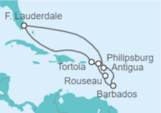 Itinerario del Crucero Islas Vírgenes - Reino Unido, Saint Maarten, Barbados, Antigua Y Barbuda - Celebrity Cruises