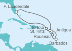 Itinerario del Crucero Islas Vírgenes - Reino Unido, Antigua Y Barbuda, Barbados - Celebrity Cruises