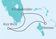 Itinerario del Crucero USA, Bahamas - Celebrity Cruises