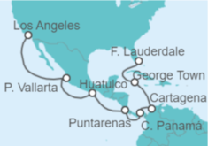Itinerario del Crucero México, Costa Rica, Panamá, Colombia, Islas Caimán - Celebrity Cruises