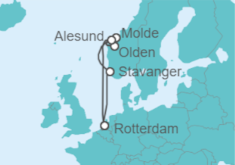 Itinerario del Crucero Noruega - Celebrity Cruises