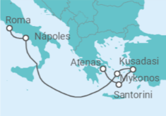 Itinerario del Crucero Italia, Grecia, Turquía - Celebrity Cruises