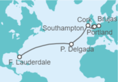 Itinerario del Crucero Portugal, Bélgica - Celebrity Cruises