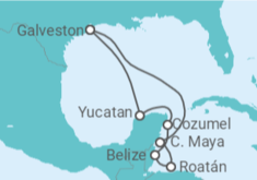 Itinerario del Crucero México, Belice, Honduras - Royal Caribbean