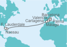 Itinerario del Crucero España, Bahamas - Royal Caribbean