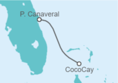 Itinerario del Crucero USA - Royal Caribbean