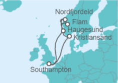 Itinerario del Crucero Noruega - MSC Cruceros