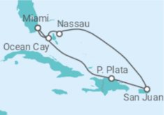 Itinerario del Crucero Bahamas, Puerto Rico - MSC Cruceros