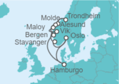 Itinerario del Crucero Noruega - MSC Cruceros