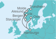 Itinerario del Crucero Noruega - MSC Cruceros