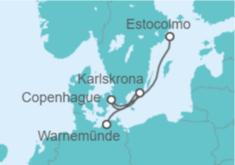 Itinerario del Crucero Dinamarca - MSC Cruceros