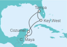 Itinerario del Crucero USA, México - Celebrity Cruises