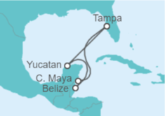 Itinerario del Crucero México, Belice - Celebrity Cruises