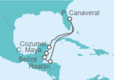 Itinerario del Crucero México, Belice, Honduras - Princess Cruises