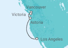 Itinerario del Crucero Canadá, USA - Princess Cruises