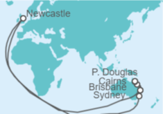 Itinerario del Crucero Australia - Princess Cruises