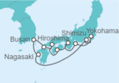 Itinerario del Crucero Japón, Corea Del Sur - Princess Cruises