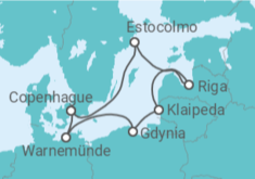 Itinerario del Crucero Polonia, Lituania, Letonia, Suecia, Dinamarca - MSC Cruceros